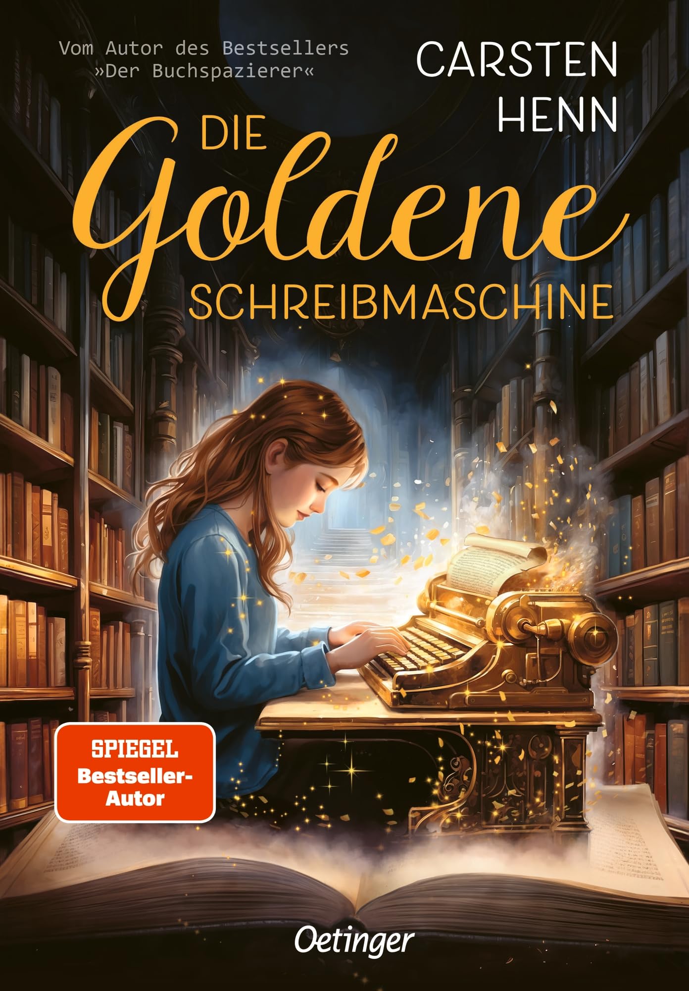 Carsten Henn - Die Goldene Schreibmaschine: Abenteuerroman für Kinder ab 10 Jahren über die Kraft der Literatur und Magie der Worte - erstes Kinderbuch des Bestseller-Autors Carsten Henn - Preis vom 05.10.2026 03:47:11 h