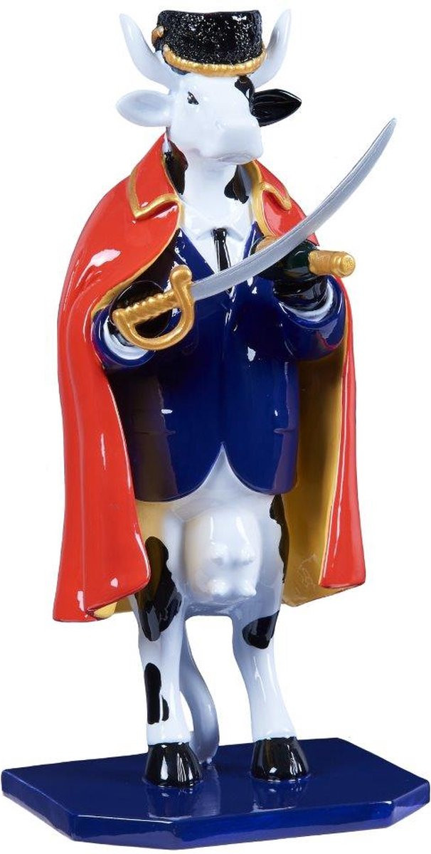 CowParade Silvester Time to Celebrate Decoratiebeeldje voor op tafel