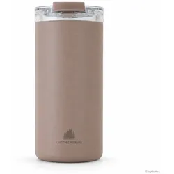 Groenenberg Isolierbecher aus recyceltem Edelstahl auslaufsicher earth 440 ml