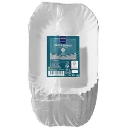 METRO PROFESSIONAL Pappschalen 13/17,5/3 cm 250 Stück weiß, 13x3x17.5 cm