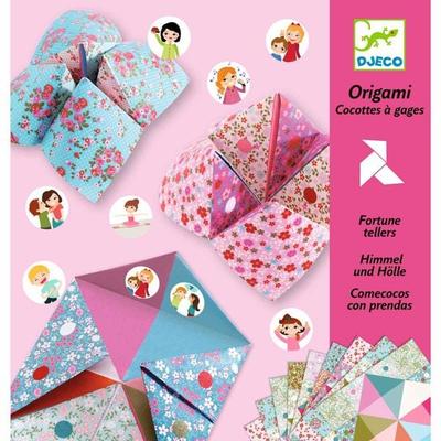 Origami Himmel und Hölle pink