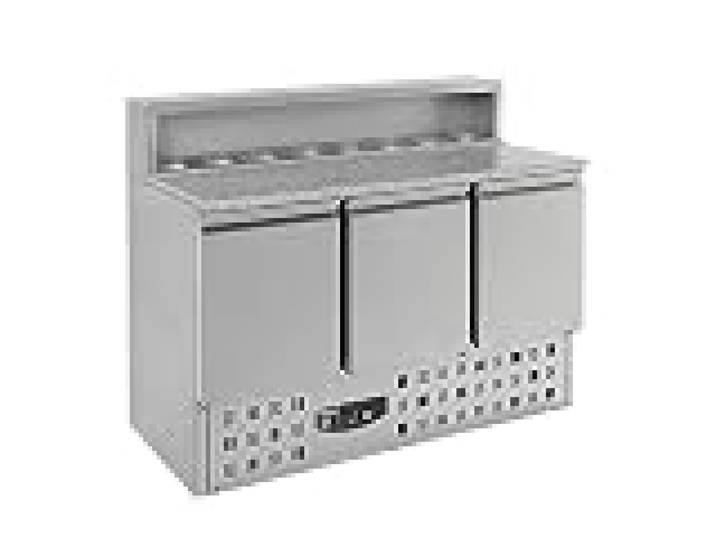 CombiSteel Table Pizza Réfrigérée 3 portes pour 8 GN 1/6