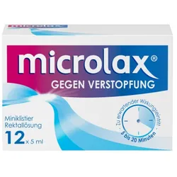 Microlax Abführmittel bei Verstopfung 12X5 ml