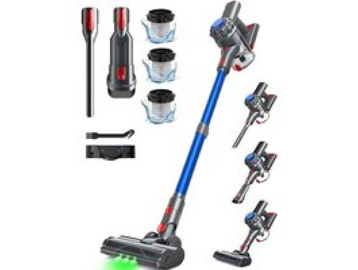 Aspirateur Balai Sans Fil 50Mins/40Kpa/450W Aspirateur Sans Fil
