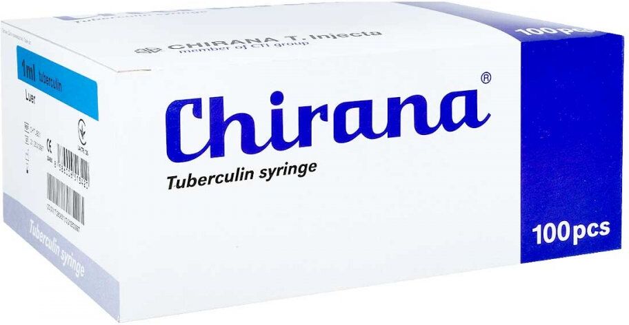 Tuberkulin Spritzen Dahlhausen 1 ml ohne Kanülen