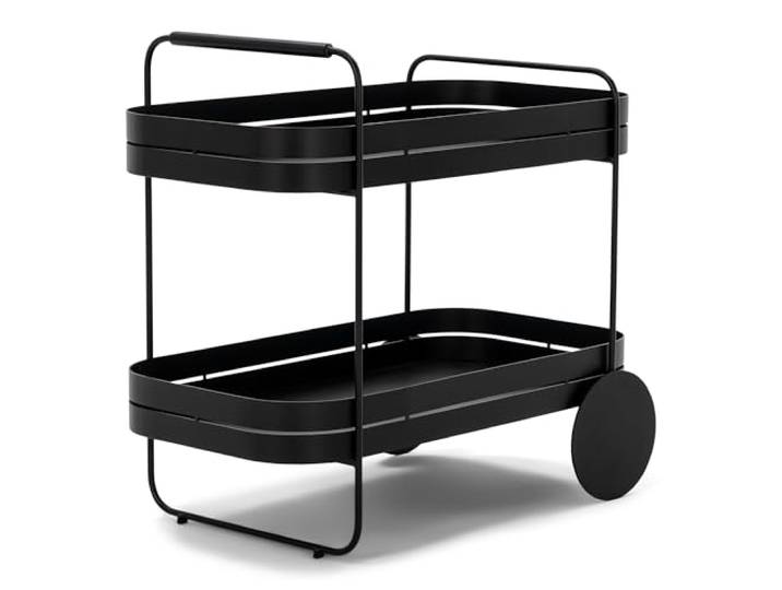 Spinder Design Servierwagen Gin & Trolley aus Stahl (Schwarz)