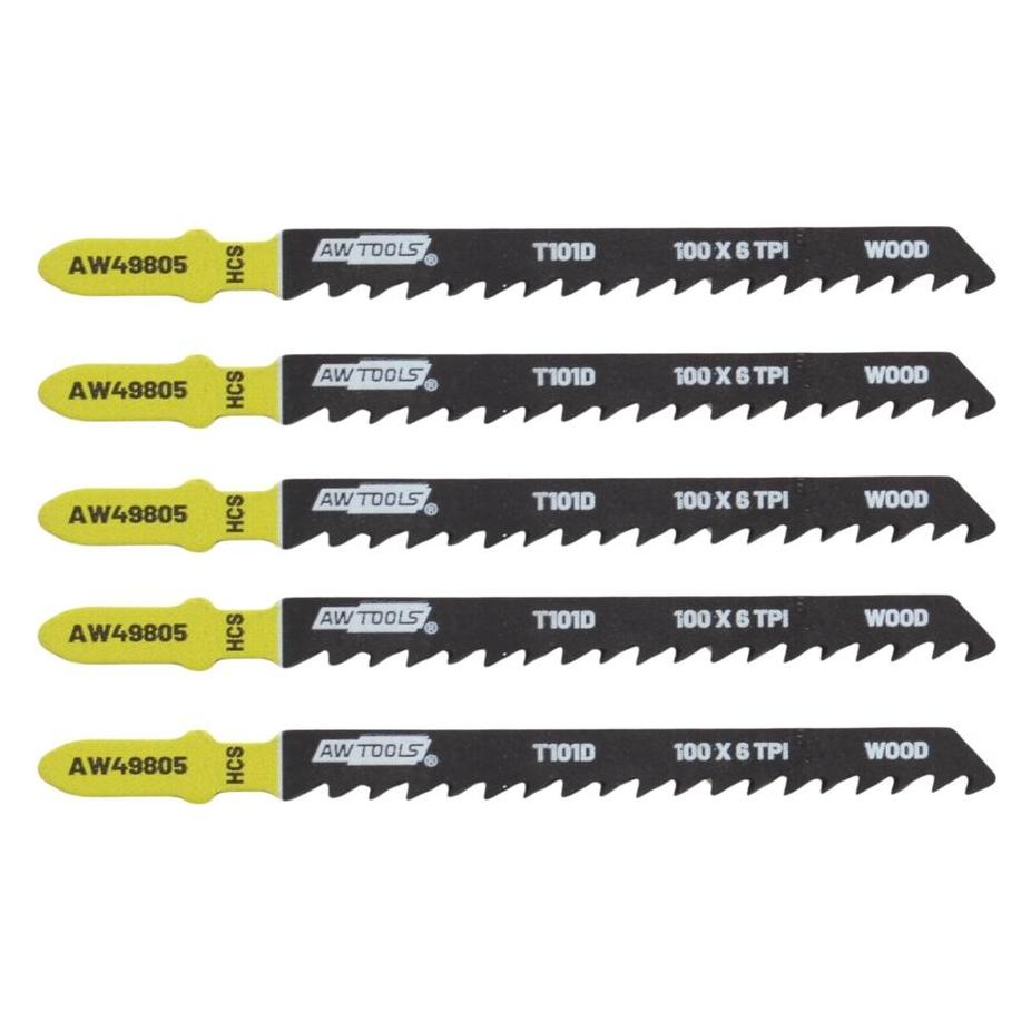 Awtools SÄGEBLATT 100 mm T101D / 5 Stück / HOLZ (72732443)