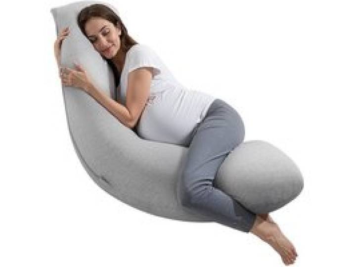 VEVOR Coussin de Grossesse, Forme L, Oreiller de Maternité pour Femmes Enceintes, Oreiller Soutien Ergonomique Doux Respirant avec Housse Lavable, pour Dormir Côté, Soutien Tête, Cou, Ventre, Jambes
