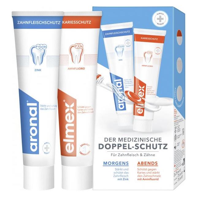 Elmex aronal Set Zahncreme 2x 75 ml (150 ml) (2872530009)