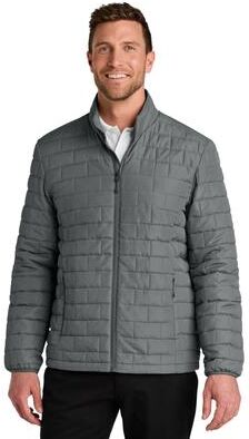 Port Authority J854 C-FREE Brick Jacket in Smoke Grey size 3XL   Polyester