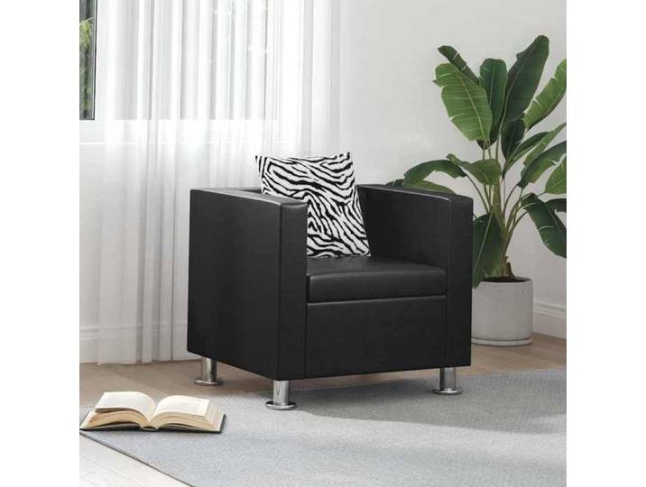 Fauteuil Noir Similicuir