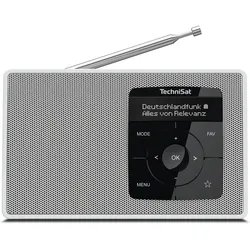TechniSat DigitRadio 2 (DAB+, FM, Bluetooth), Radio, Weiss