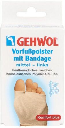 Gehwol Vorfusspolster mit Bandage links mittel