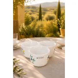 Trio Schale Oleana 17cm cremeweiß rund