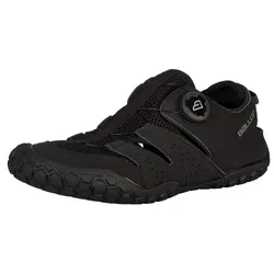 Ballop Unisex Fresco Barfuß-Trekkingsandale - 42 - black
