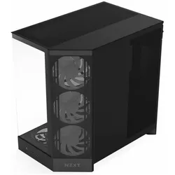 NZXT H9 Flow RGB+ (ATX, mATX, Mini-ITX), PC Gehäuse, Schwarz