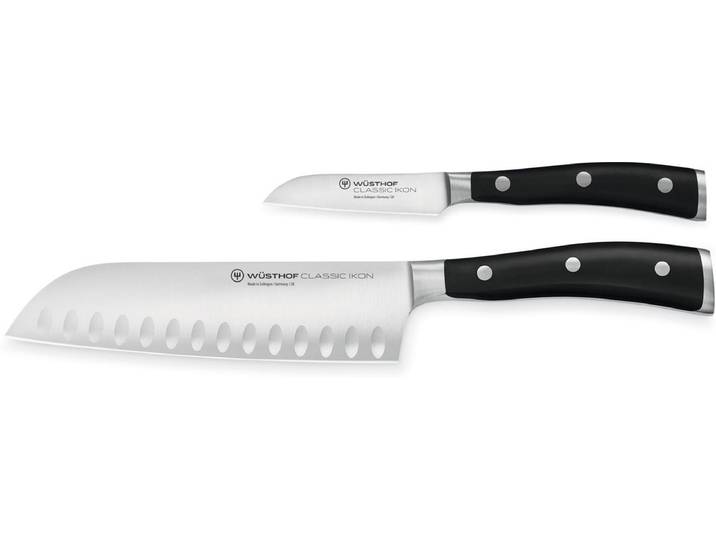 Wusthof Classic Ikon - Koksmessenset - 2-delig - RVS