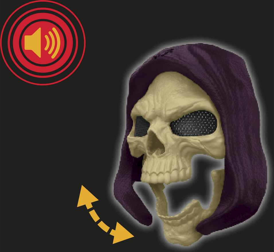 Mattel Masters of the Universe Skeletor Talking Mask with Lights and Sounds for Kids