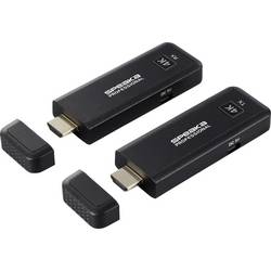 SpeaKa Professional SP-TR-450 HDMI-Funkübertragung (Set) 50 m 2.4 GHz, 5 GHz 3840 x 2160 Pixel integrierte LED-Anzeige SP-12883548