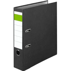 Soennecken, Ordner, Ordner Economy DIN A4 80mm RC Pappe schwarz 20 St./Pack. (A4, 80 mm, 20 Stk.)