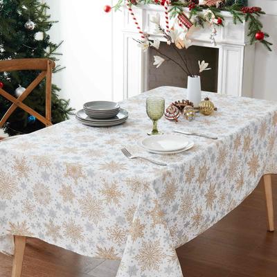 Avanti Linens "Avanti Snowflakes 60"" x 102"" Tablecloth"
