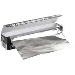 Gastronoble Vogue Aluminiumfolie - 23cm - Länge 75m - Inklusive Kartonspender - 5 Rollen