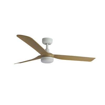 Deckenventilator mit Leuchte, braun und weiß matt, Stahl, Modell 338161S Pun – FARO