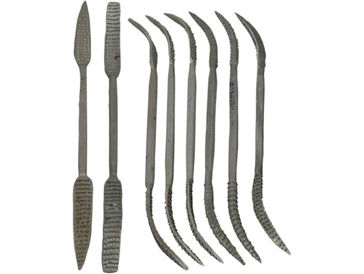Italiaanse Rasp Set, 8 asstd