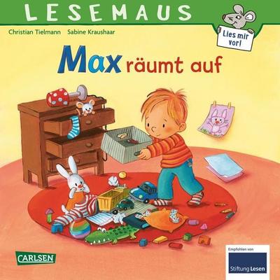 LESEMAUS 119: Max räumt auf, Taschenbuch von Christian Tielmann, Carlsen, 978-3-551-08418-7