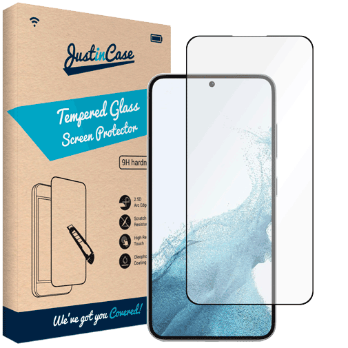 Just in Case Gehärtetes Glass Edge To Edge Displayschutzfolie Samsung Galaxy S23