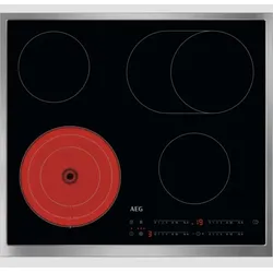 AEG Autarkes Kochfeld / Strahlenbeheizt 3000 Radiant Hob / / Slider-Bedienung / 60 cm NRO64A07XB