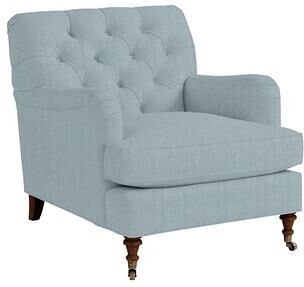 Maggie Chair - Stocked - Idol Frost Sunbrella - Ballard Designs