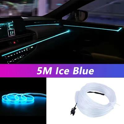 Uplift Essentials 5M USB Interior LED Neon EL Wire Ambient Light ice Blue