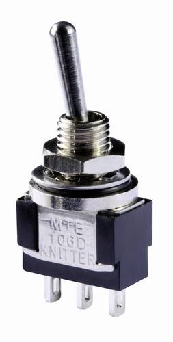 Knitter-Switch MTE 106E MTE 106E Kippschalter 250 V/AC 3A 1 x Ein/Aus/Ein IP67 rastend/0/rastend 1St.