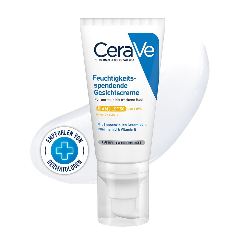 L'Oreal Deutschland GmbH Geschäftsbereich CeraVe CeraVe Feuchtigkeitsspendende Gesichtscreme mit LSF 50 18029926