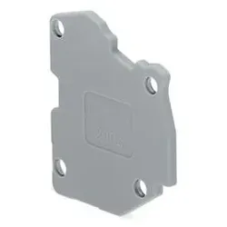 Wago 2004-541 Abschlussplatte,für modularen TOPJOB®S-Steckverbinder,1,5 mm dick,grau 2004541  - 25 Stück