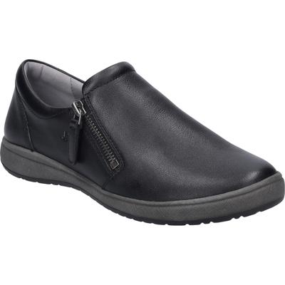 Schnürschuh JOSEF SEIBEL "Caren 23, schwarz", Damen, Gr. 42, schwarz, Obermaterial: 100% Rindsleder Leather cow., Schuhe Schnürschuh