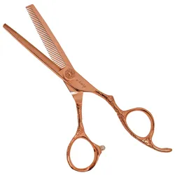 e-kwip Modellierschere Flower rose gold