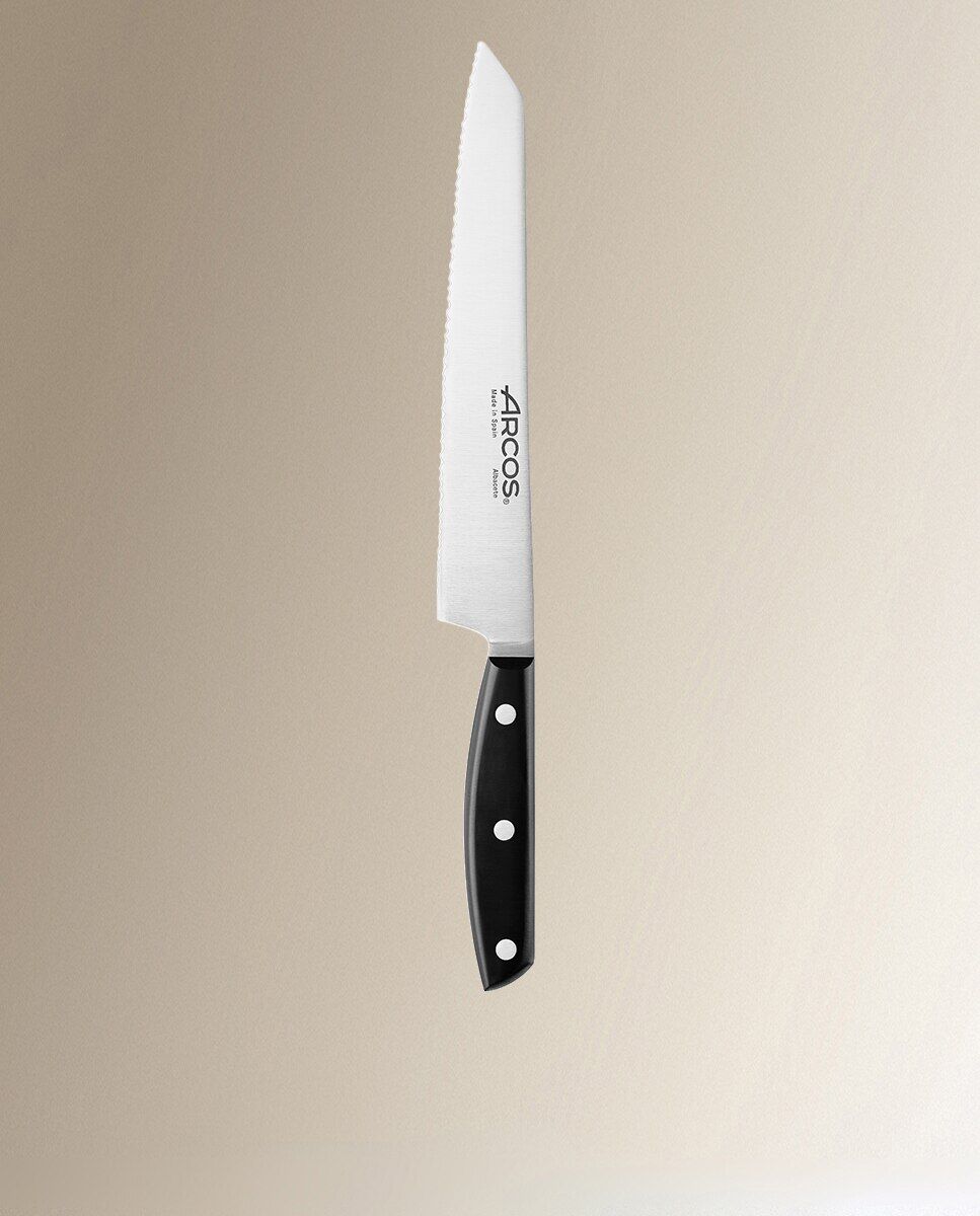 Arcos Cuchillo panero perlado 200 mm Serie Ibiza de . Negro