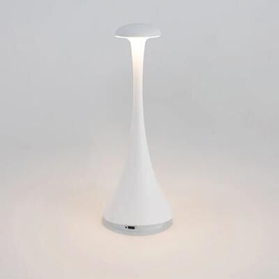 Friendly Fresh Finds Mushroom Table Lamp Rechargeable Touch Bedside Night Light For Cozy Home Ambiance white changeable
