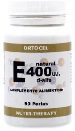 Ortocel Nutri-Therapy Vitamina E 400Ui D-Alpha 90 Perlas