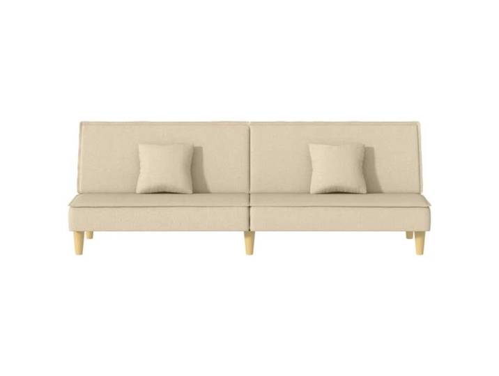 Canapé convertible/Fauteuil - NANAS - CLIC-CLAC/Sofa-lit - crème tissu 200x89x70cm C6174002