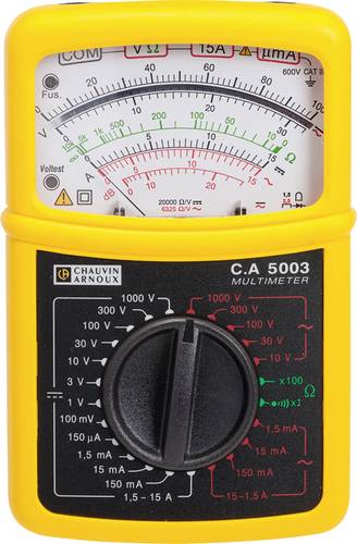 Chauvin Arnoux C.A 5003 Hand-Multimeter analog CAT III 600V