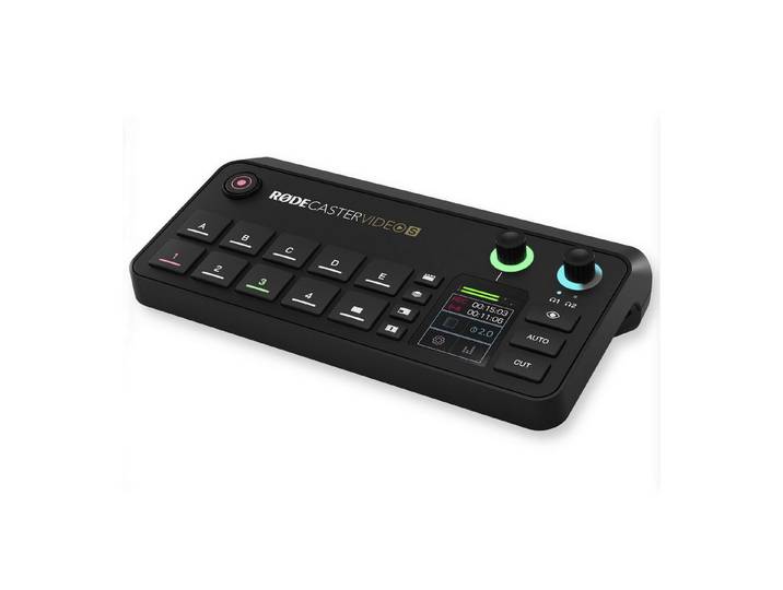 RØDE Rode Rodecaster Video S Konsole für Audio- und Videoproduktion Digitales Aufnahmegerät (Video- Audiokonsole)