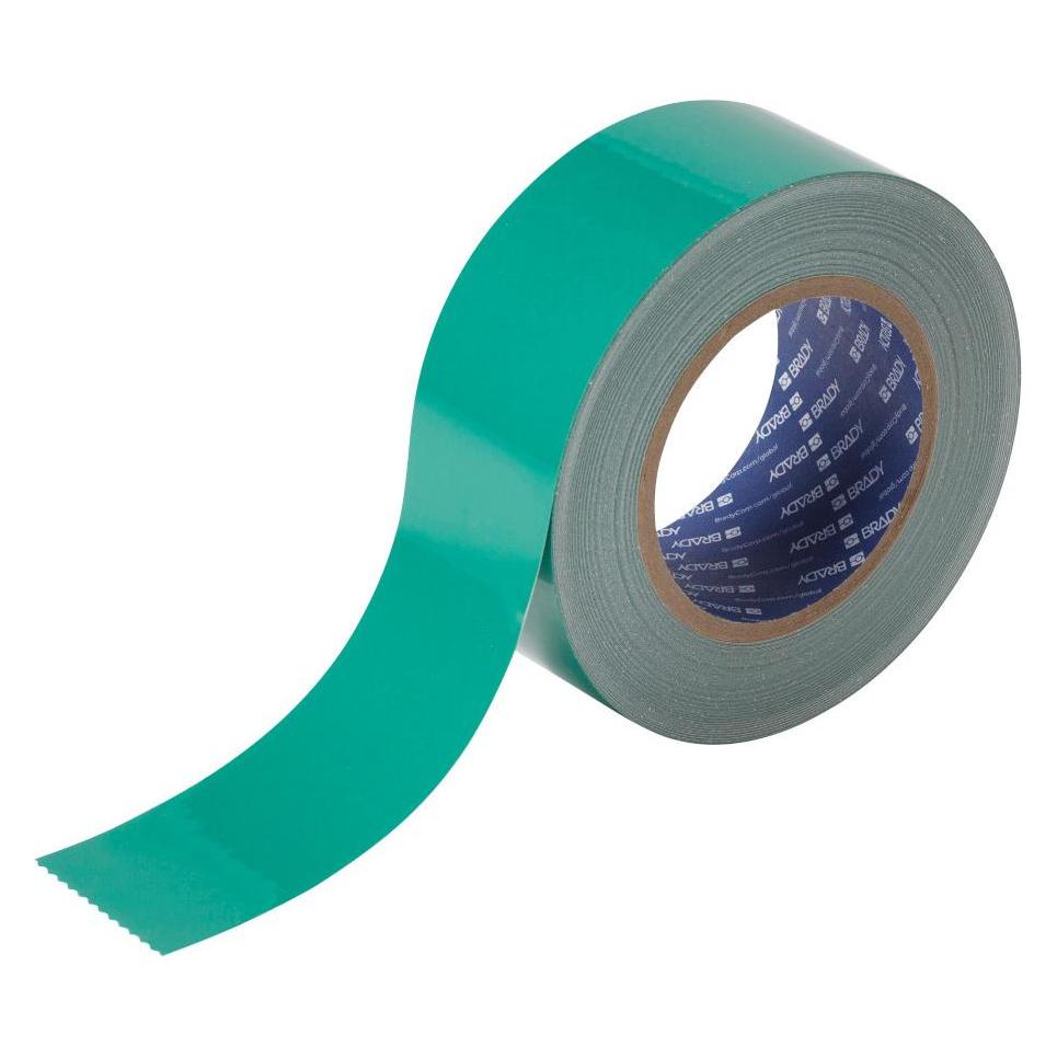 Brady B-514, ToughStripe, Bodenmarkierbänder, Polyester, grün, 50,8mm x 30m (104315) (50.80 mm) (104315)