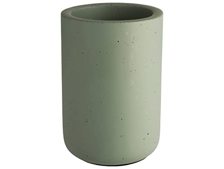 APS Rafraîchisseur de bouteille en béton - Avec dessous respectueux des meubles - Pour bouteilles de 0\,7 à 1\,5 l - Diamètre : 12/10 cm - Hauteur : 19 cm - Vert