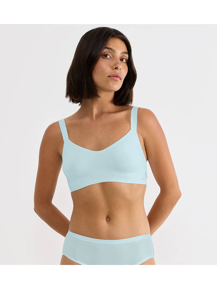 Sloggi Bustier "Zero Feel" in Hellblau - S
