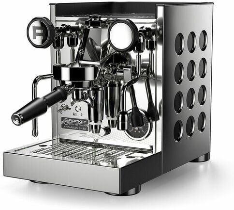 rocketEspresso Rocket Espresso - Siebträgermaschine Appartamento Tca - Edelstahl Und Schwarz - - MaxiCoffee
