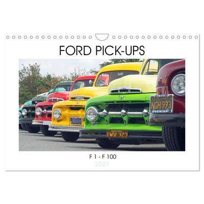 FORD PICK-UPS F 1 - F 100 (Wandkalender 2027 DIN A4 quer), CALVENDO Monatskalender