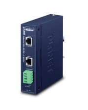 Planet IEEE 802.3,IEEE 802.3ab,IEEE 802.3at,IEEE 802.3bt,IEEE 802.3u 10/100/1000Base-TX Blau Metall IP30 FCC 15 A CE 12V/24V DC 32x87.8x135 mm (IPOE-173S)